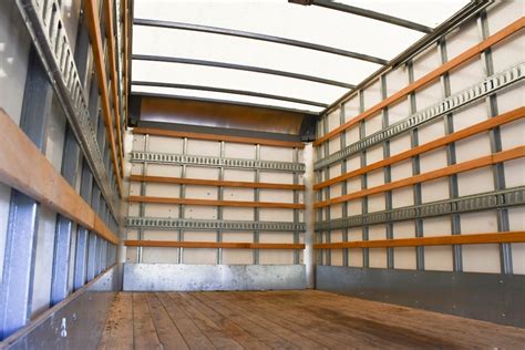 metal shelving for box trucks|box truck interior shelving.